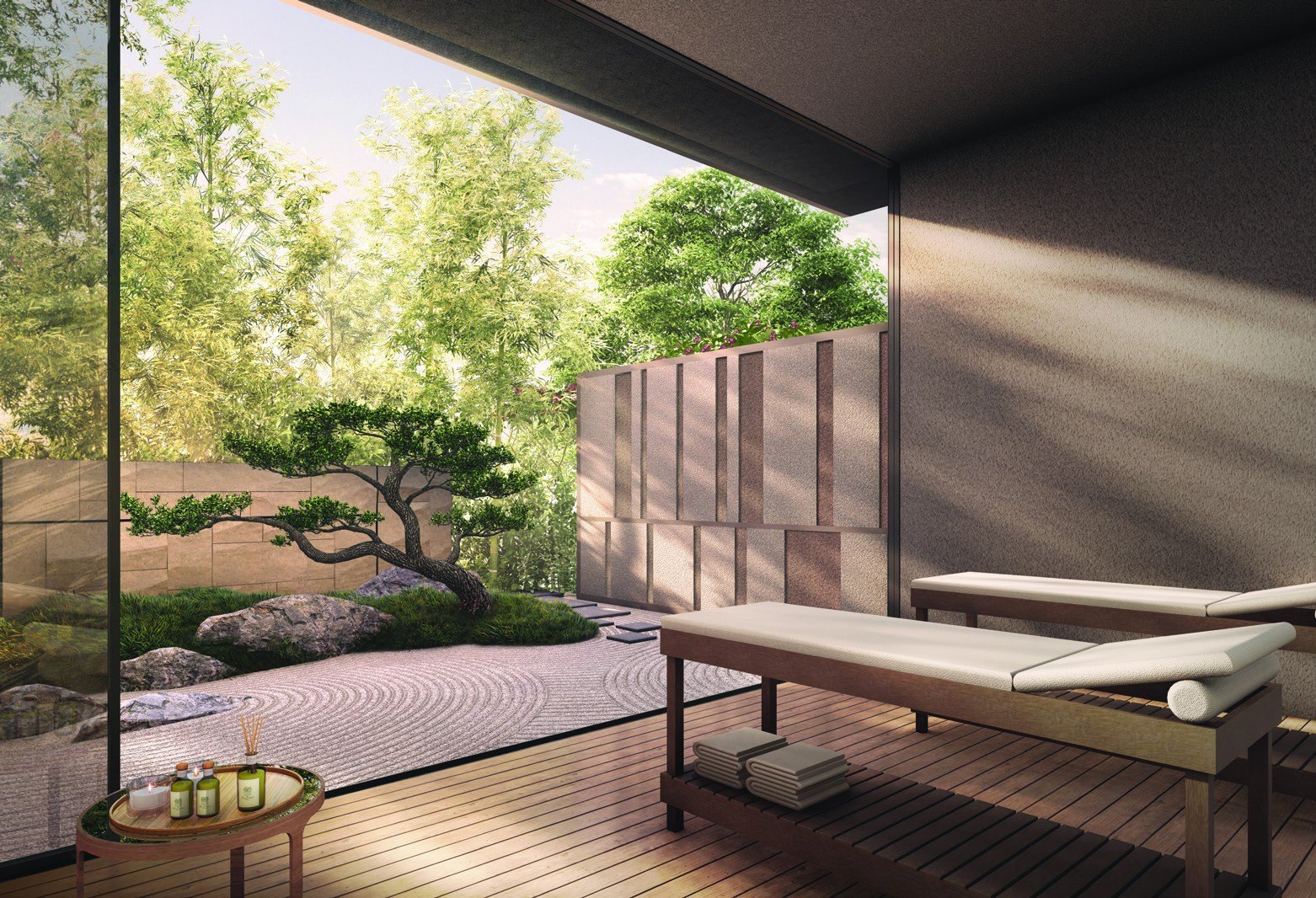 Spa garden (artist’s impression)